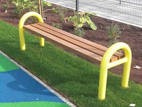 newcastle steel & timber bench