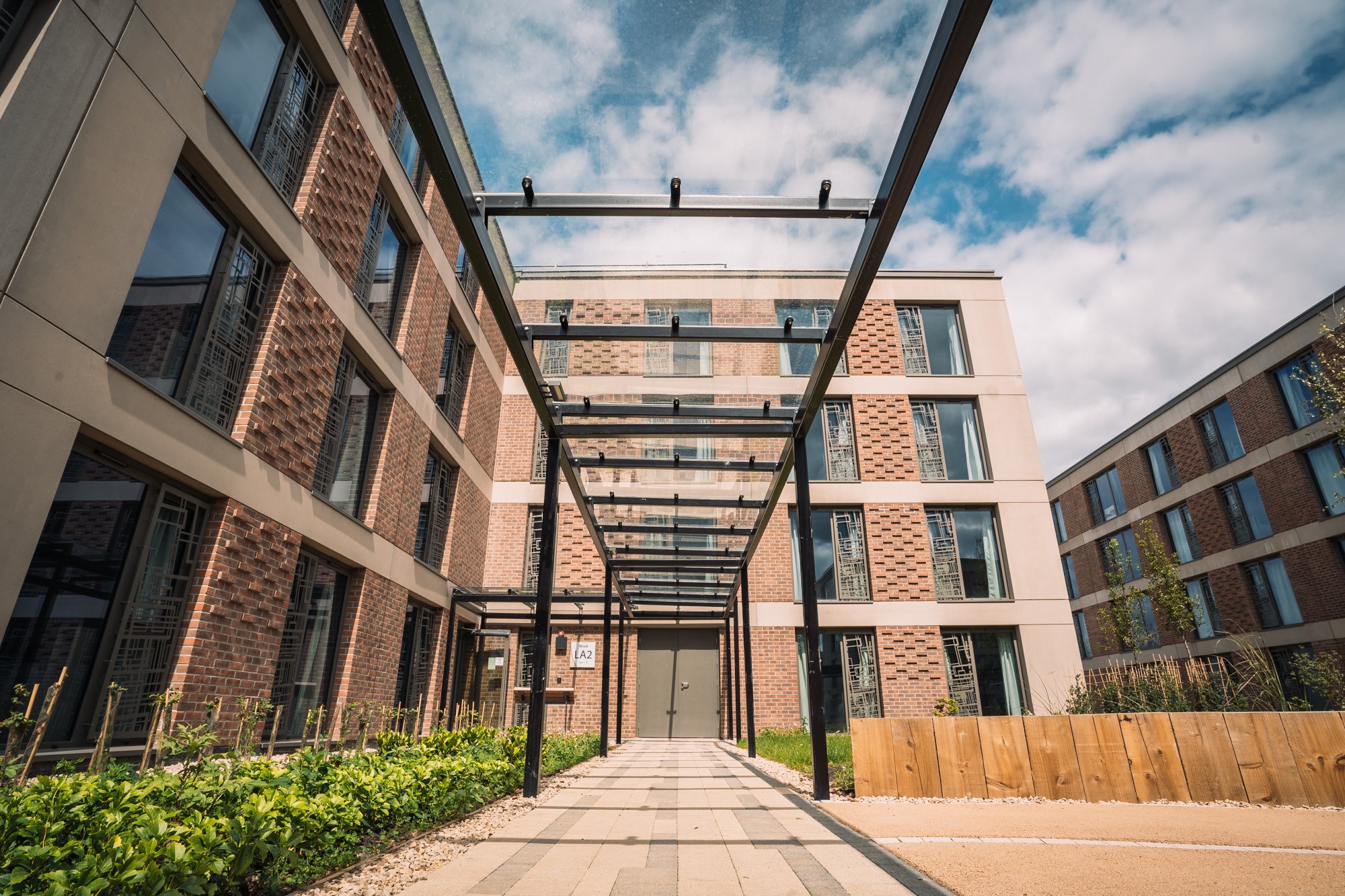 Covered walkway for York University